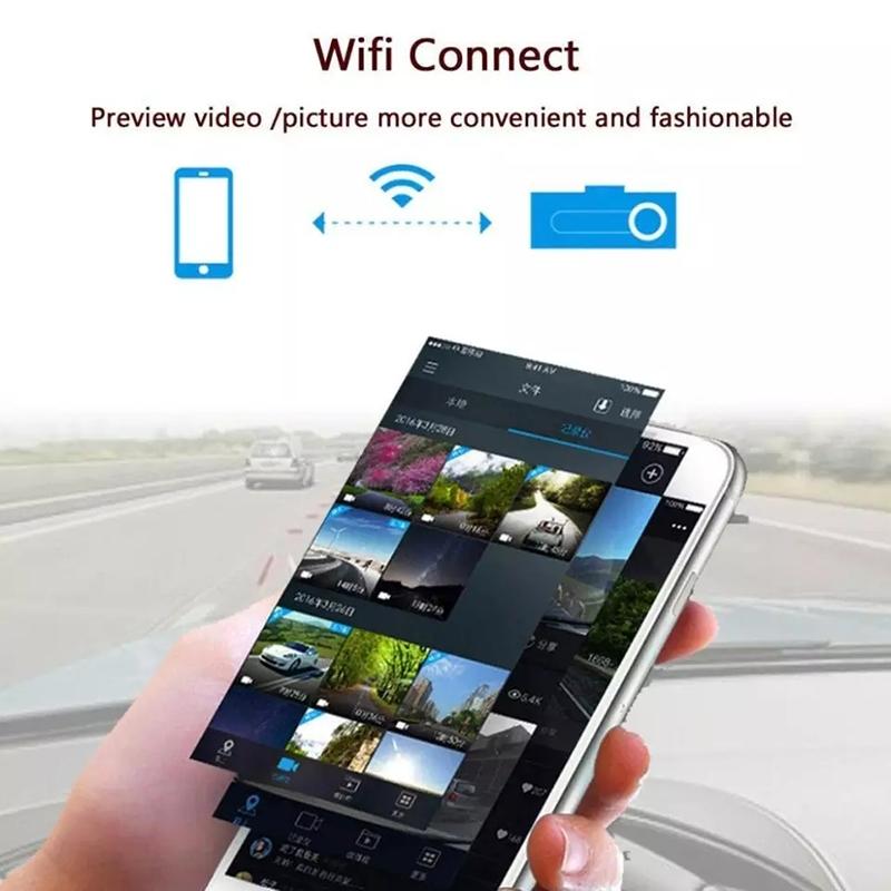 Full Hd Mini Car Dash Cam with Wifi and Motion Detection 7