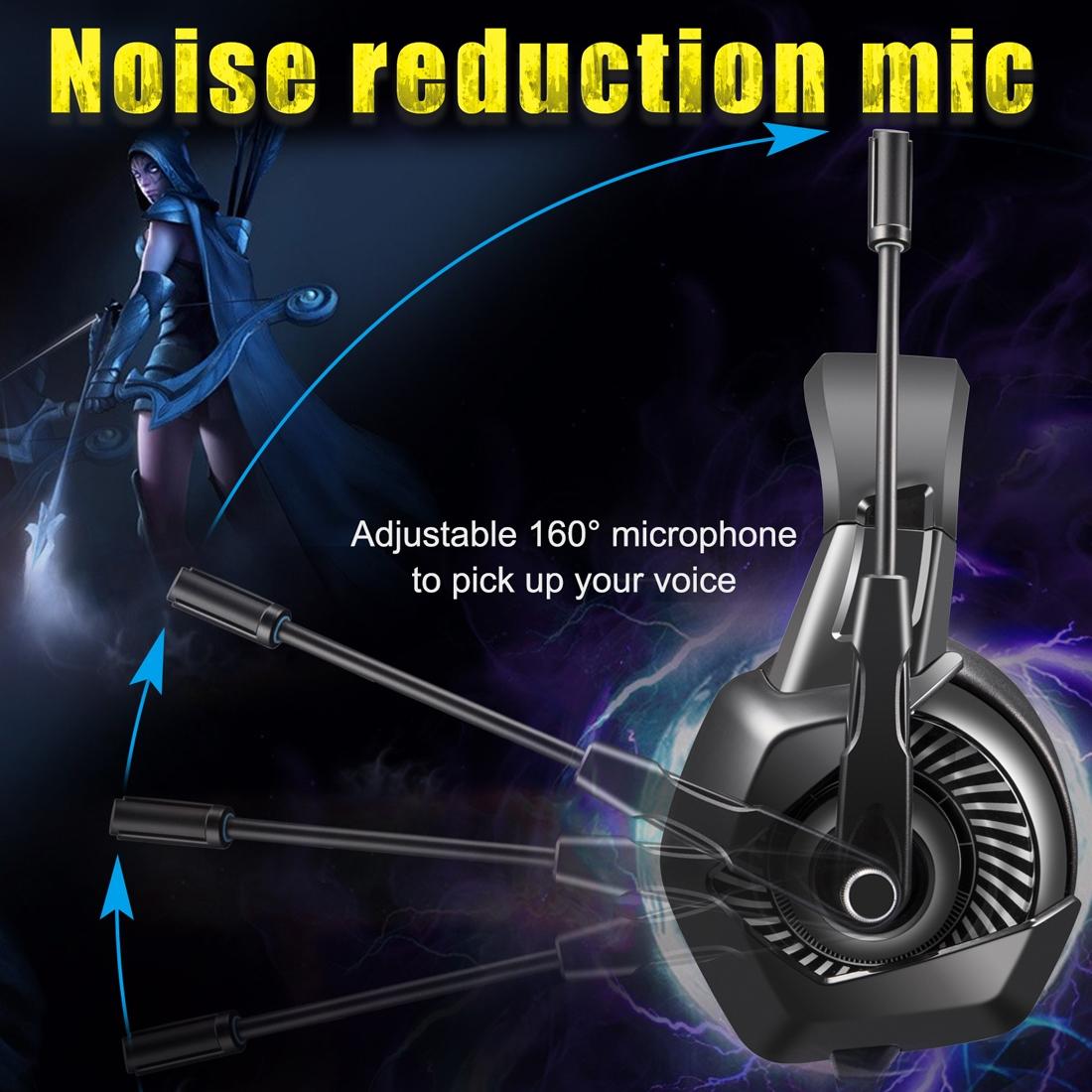 Surround Gaming Headset With Mic & Rgb Lights 4