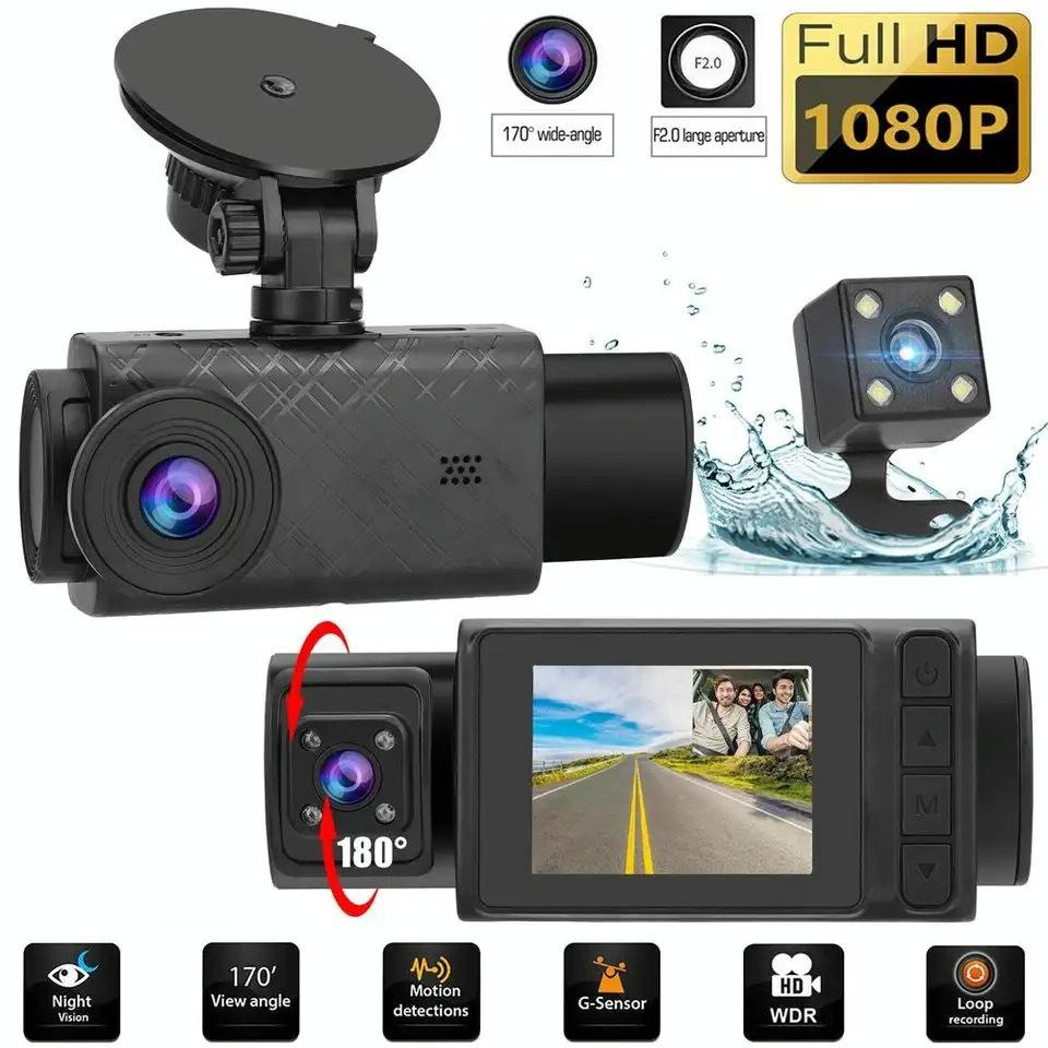 1080p 3-record Driving Recorder with 2 Screen 3