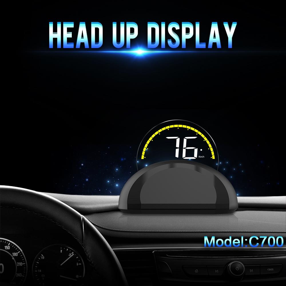 Universal Car Obd2 Hud 2.6 Inch Vehicle Head Up Display 4