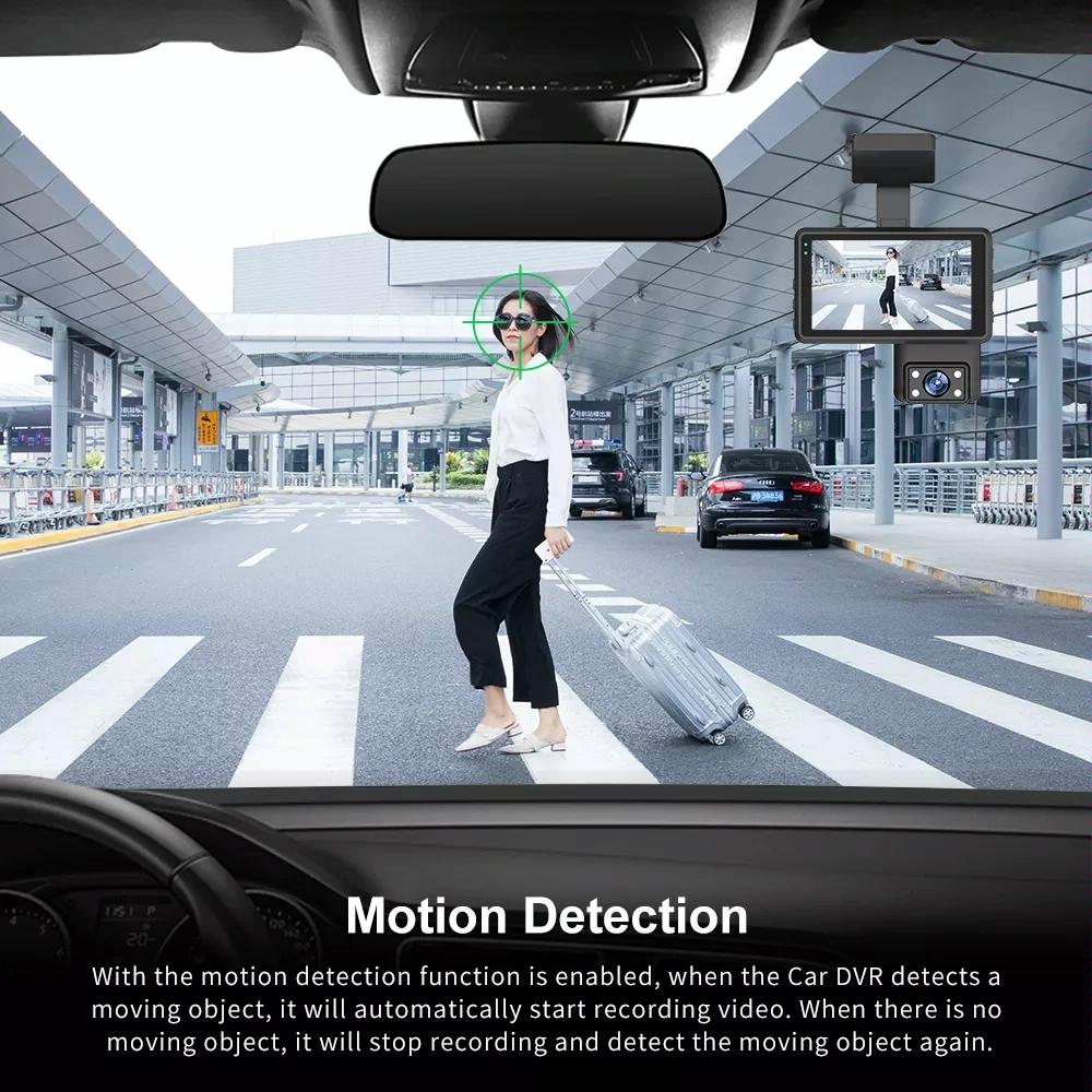 Hd Dual Camera Car Dash Cam with Infrared Night Vision 9