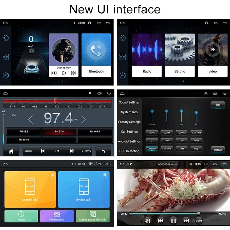 9 Inch Android 6.0 Car Mp5 Player For Volkswagen - Gps Bluetooth Fm Mirror Link - Europe Map 6
