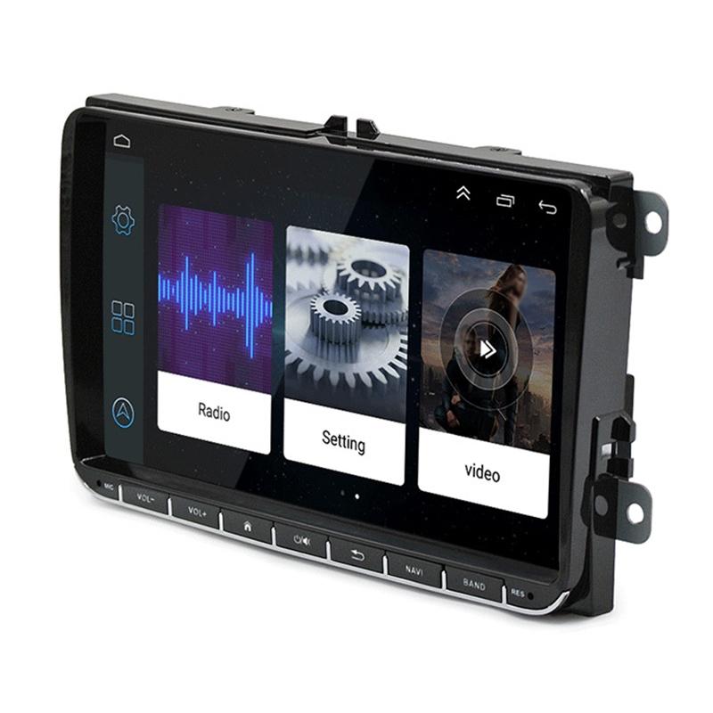9 Inch Android 6.0 Car Mp5 Player For Volkswagen - Gps Bluetooth Fm Mirror Link - Europe Map 8