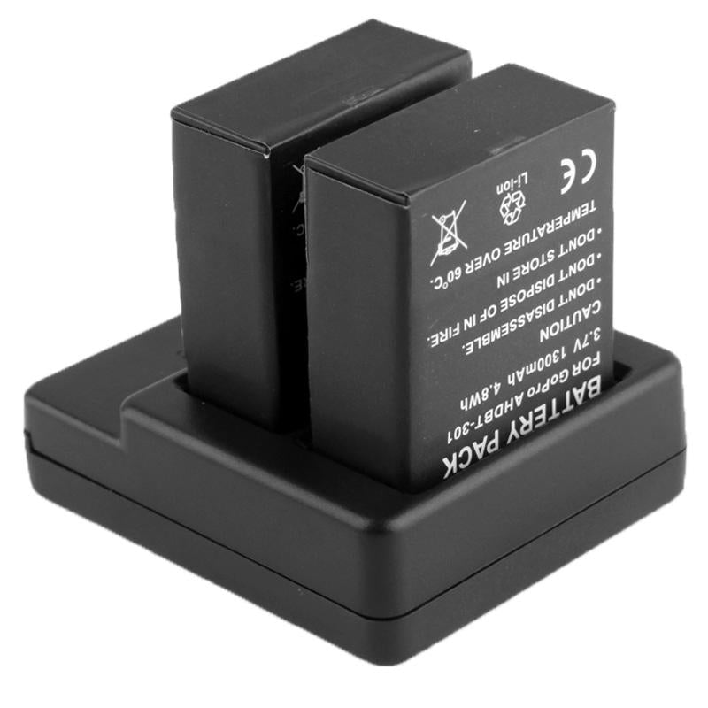 Gopro Hero 3 Battery Charger - Compatible with Ahdbt 301 / 302 4