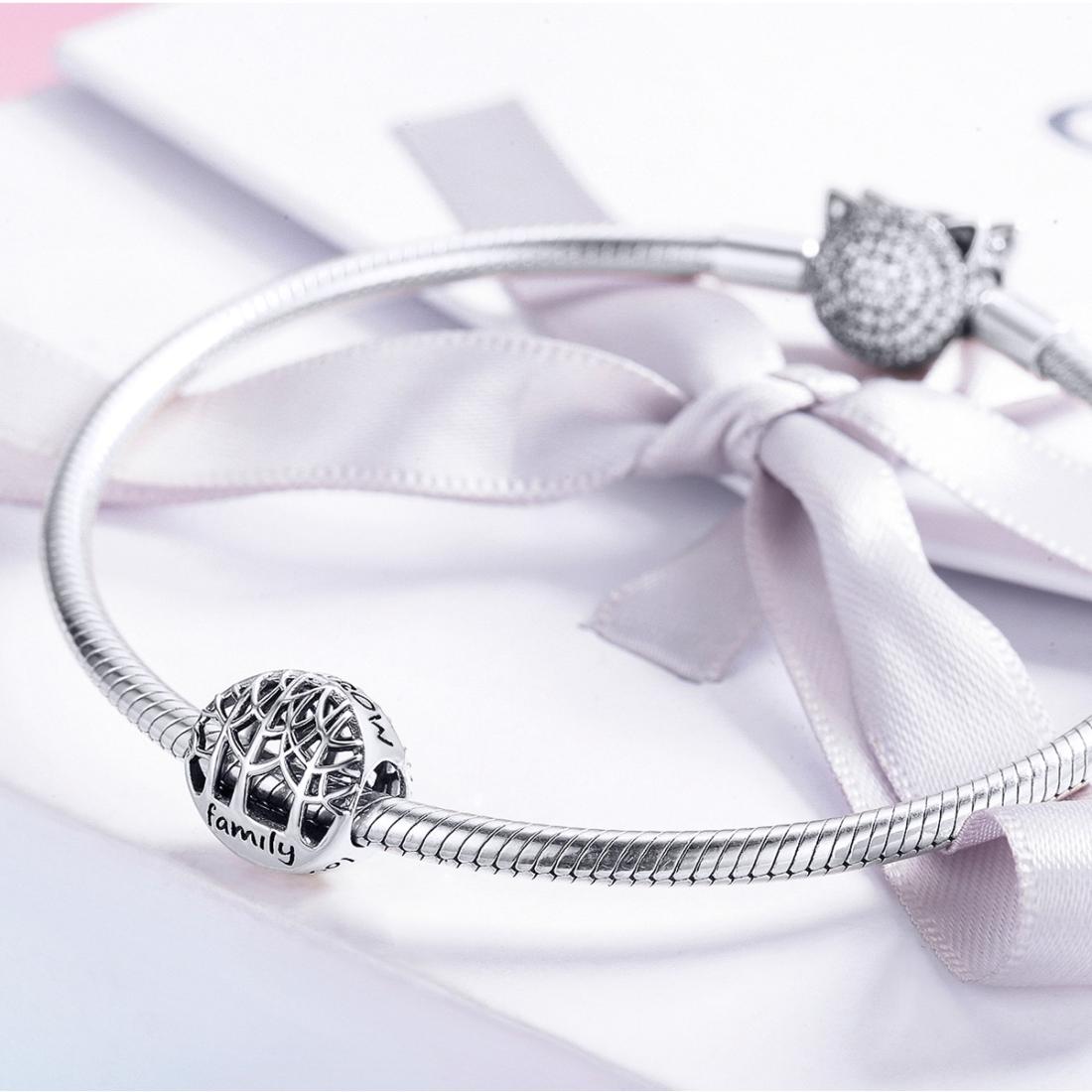 925 Sterling Silver Handmade Family Beaded Bracelet 7