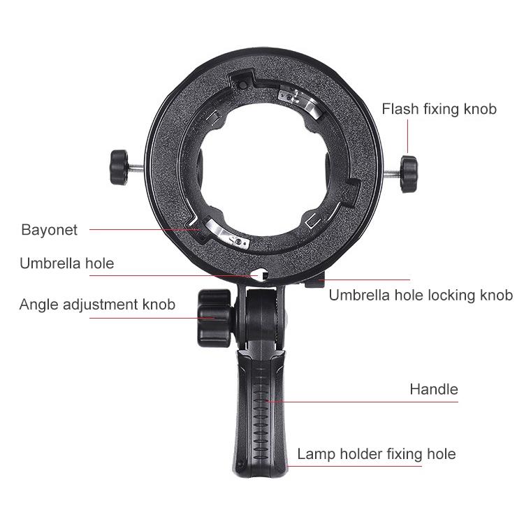 Universal S-Type Flash Holder For Multi-Function Camera Accessories 7