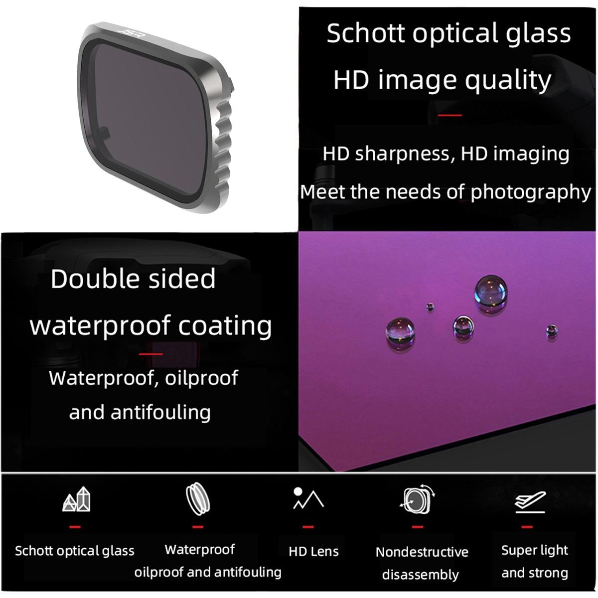 4-in-1 Aluminum Lens Filter for Dji Air 2s 4