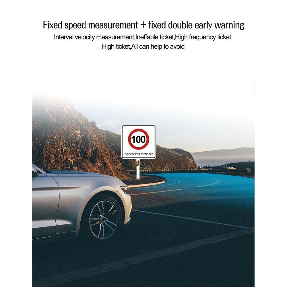 Car Hud Display Compass Speed Temp Voltage Alarm Navigation Obd2 + Gps 6