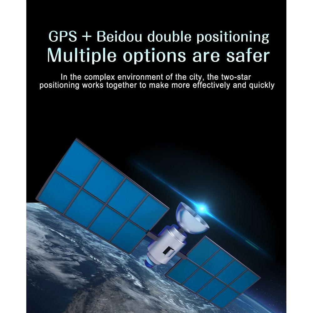 Car Hud Display Compass Speed Temp Voltage Alarm Navigation Obd2 + Gps 7
