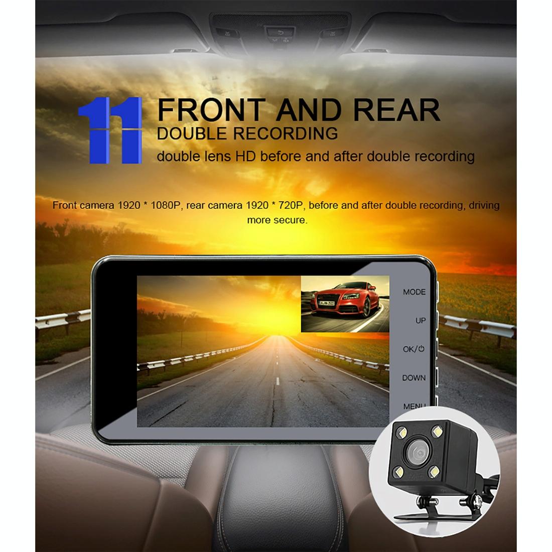 Full Hd 1080p Car Dvr with 170 Degree Wide Angle - 4 Inch Screen 9