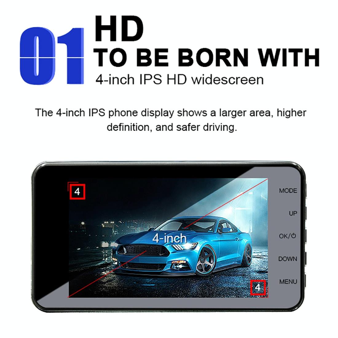 Full Hd 1080p Car Dvr with 170 Degree Wide Angle - 4 Inch Screen 14