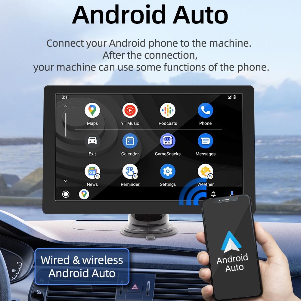 Universal Hd Mp5 Player With Reversing Monitor 4
