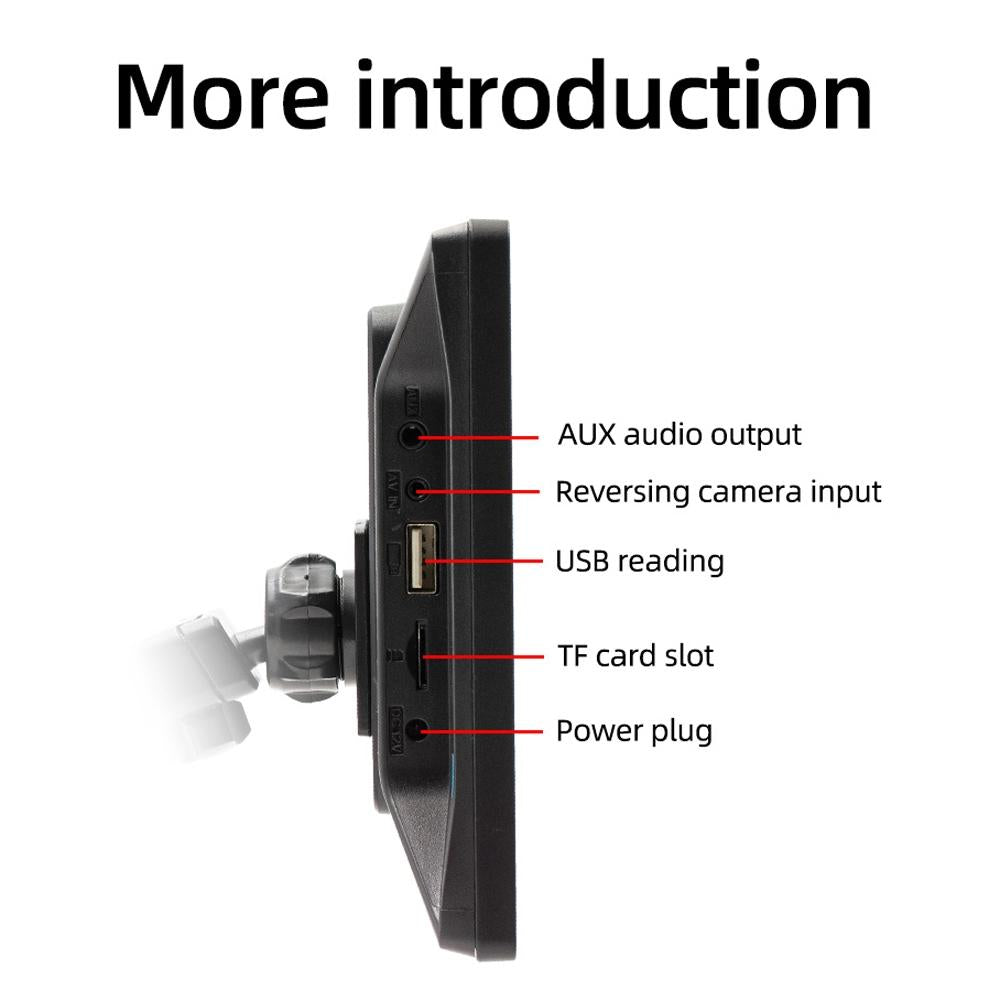 Universal Hd Mp5 Player With Reversing Monitor 12