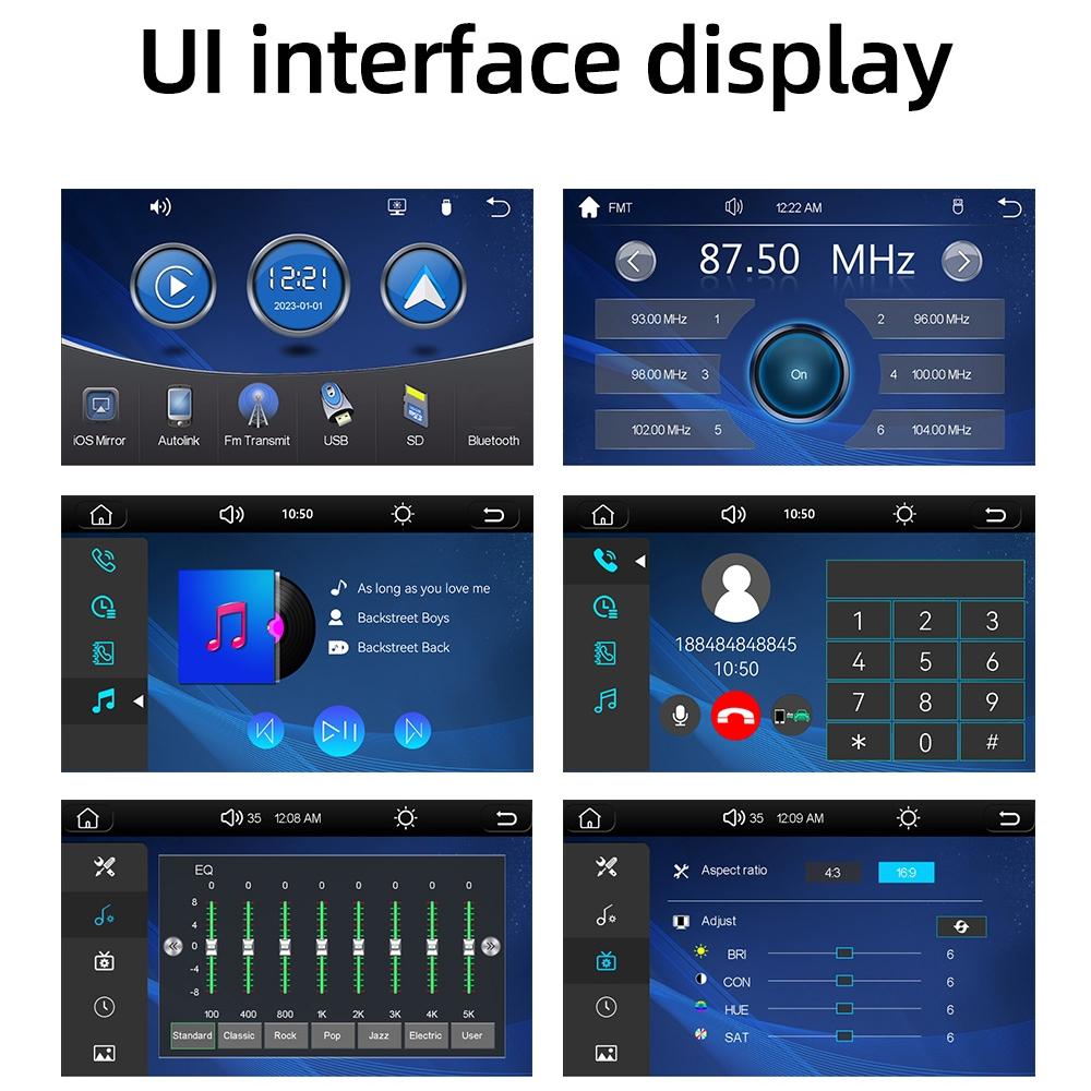 Universal Hd Mp5 Player With Reversing Monitor 13