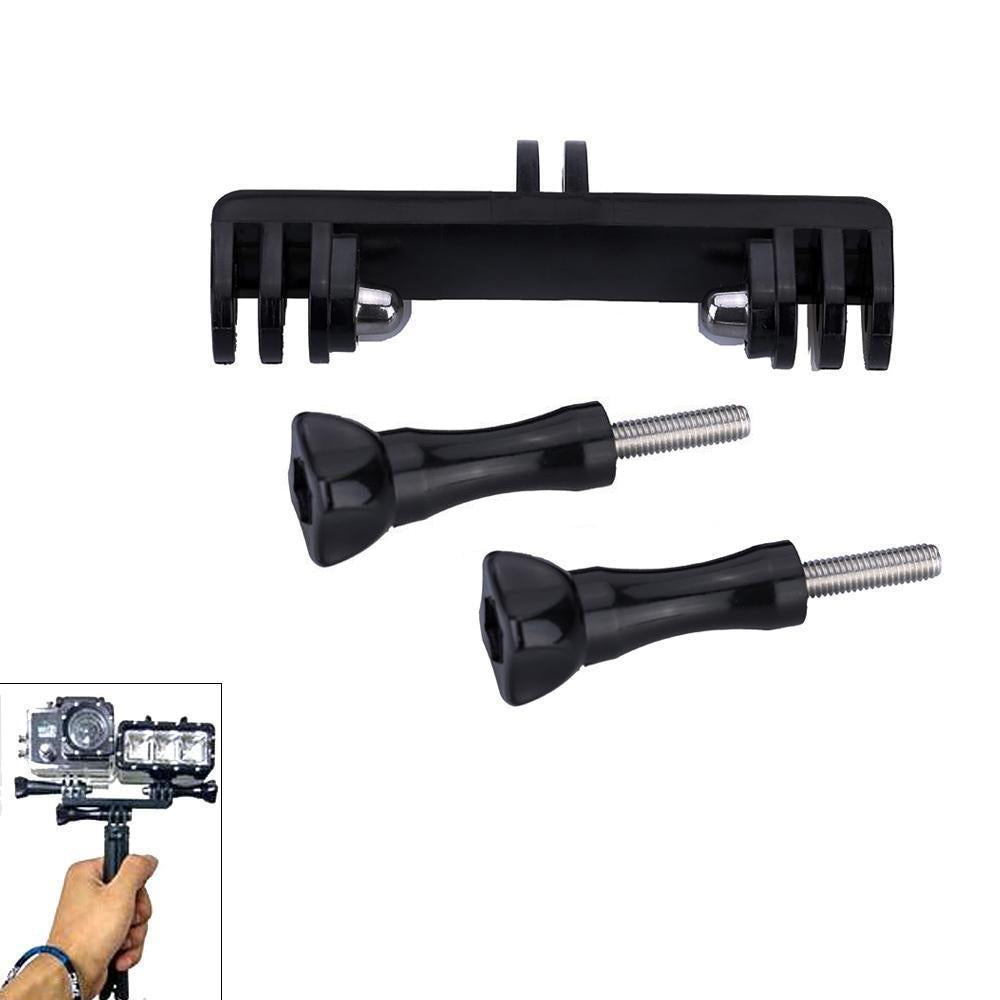 Universal Double Bracket Mount for Gopro Hero11 - Screw Adapter 3
