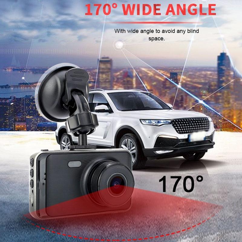 1080p Hd Dual-lens Driving Recorder with Motion Detection - 3 Inch 5