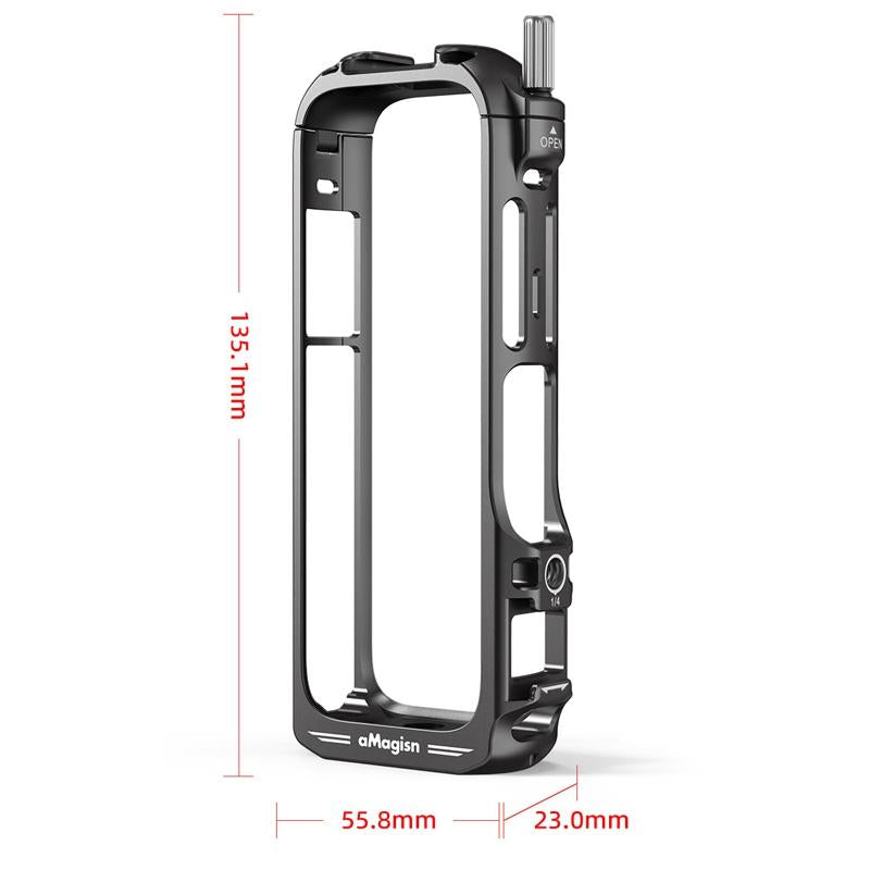 Amagisn Metal Protective Housing for Insta360 X4 - Quick Release 5