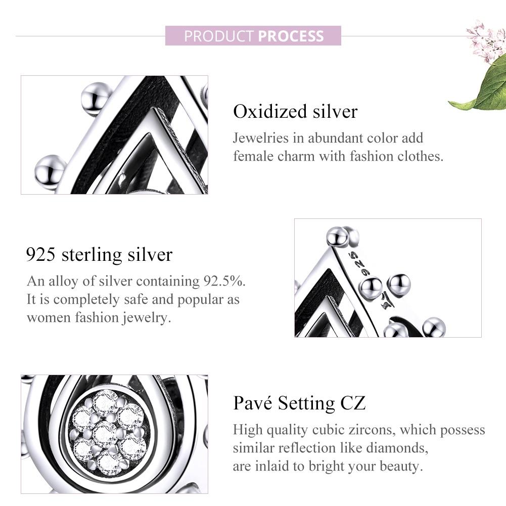 925 Sterling Silver Lotus Bud Beads For Diy Bracelets & Necklaces 6