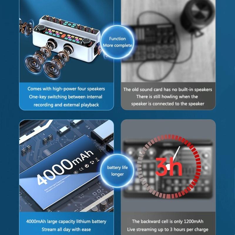 Desktop Ktv Sound Card For Family Karaoke 5