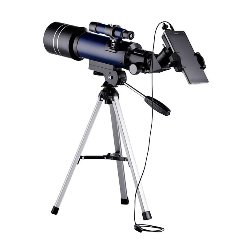 High Definition Astronomical Telescope with Tripod and Phone Clip - Dark Blue 10