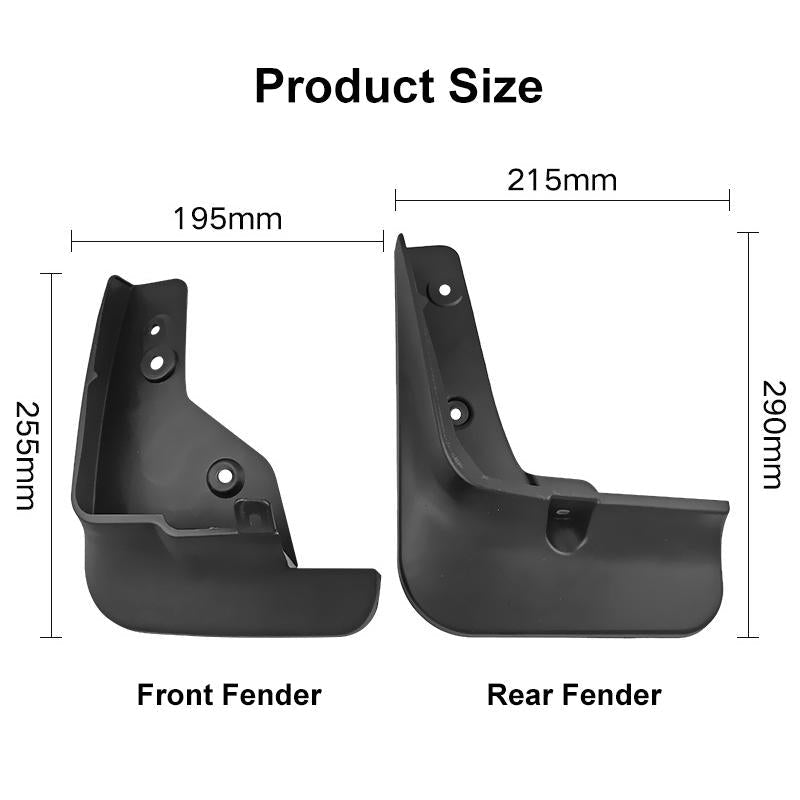 For Mazda Cx-5 2022 4Pcs / Set Car Auto Soft Plastic Splash Flaps Fender Guard 4