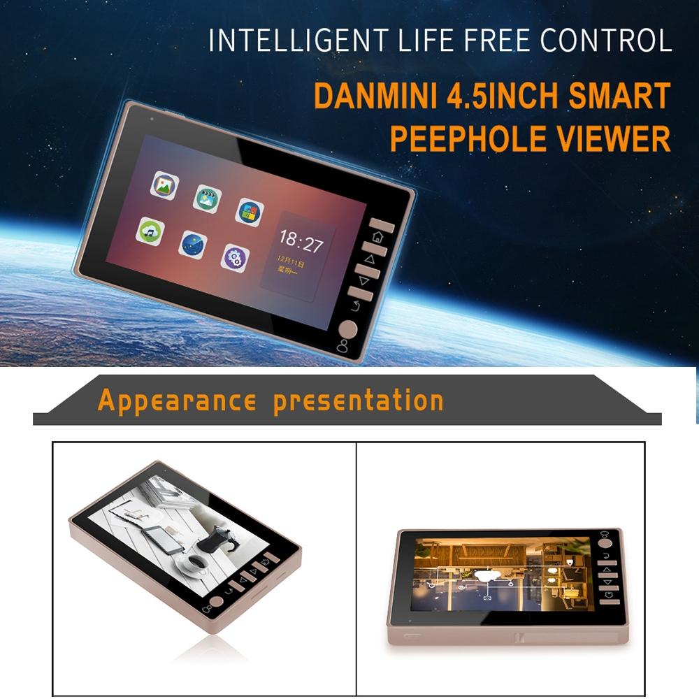 4.5 Screen Security Camera With Night Vision & Motion Detection - Tf Card Support 10