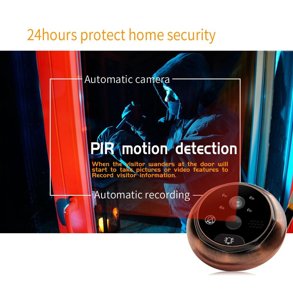 4.5 Screen Security Camera With Night Vision & Motion Detection - Tf Card Support 11