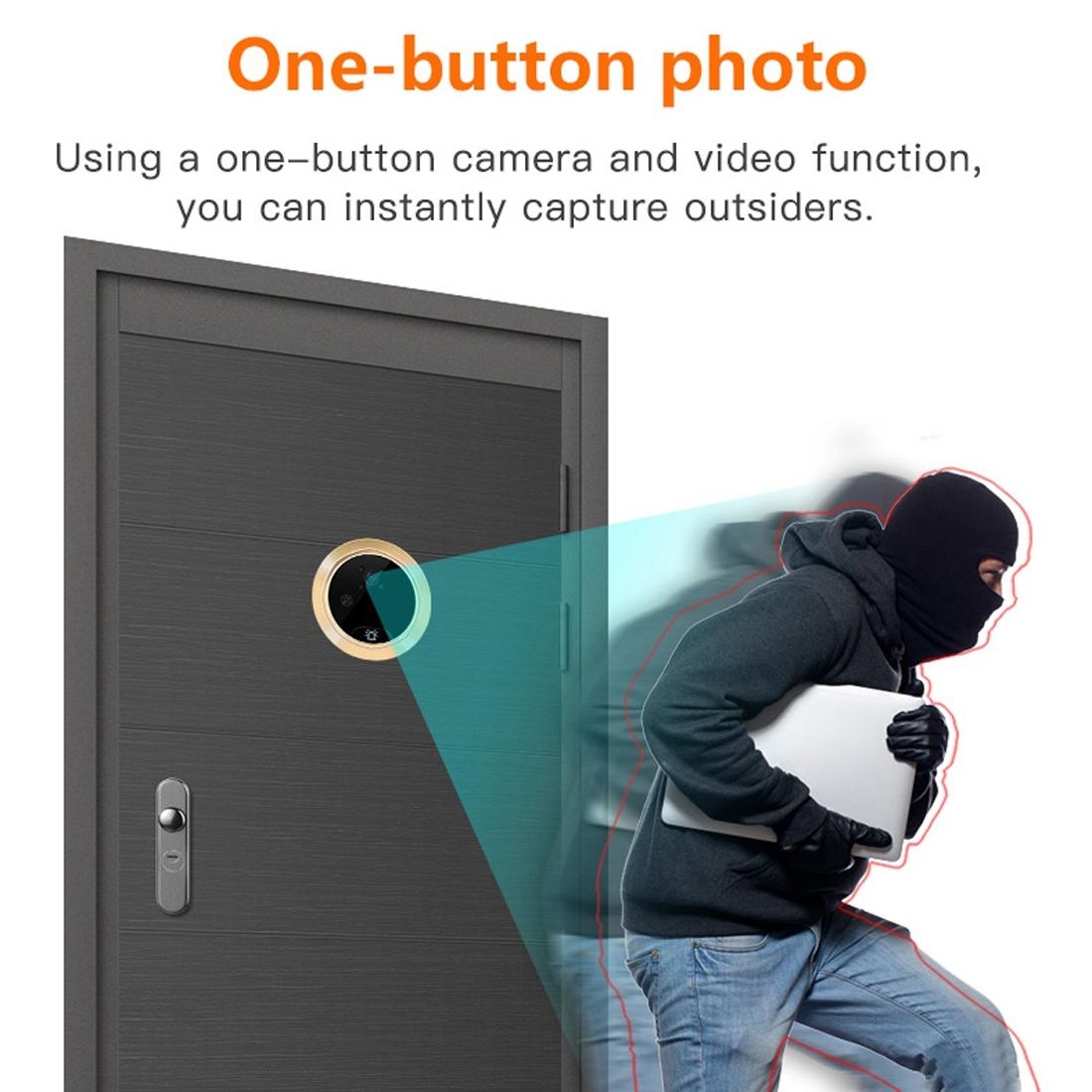 Smart Wifi Video Doorbell With Night Vision Motion Detection Video Message & Multi-Languages - 32Gb Tf Card 11