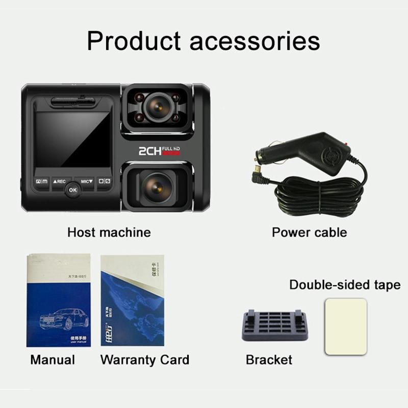 360-degree Panoramic Dual-lens Hd Driving Recorder with Wifi and Night Vision 5