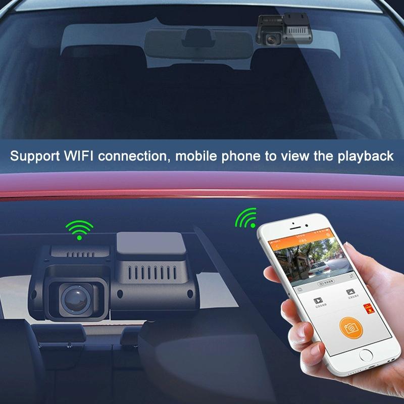 360-degree Panoramic Dual-lens Hd Driving Recorder with Wifi and Night Vision 7
