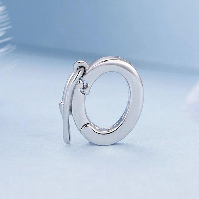 Universal Buckle Spacer Bead Platinum Plated 5