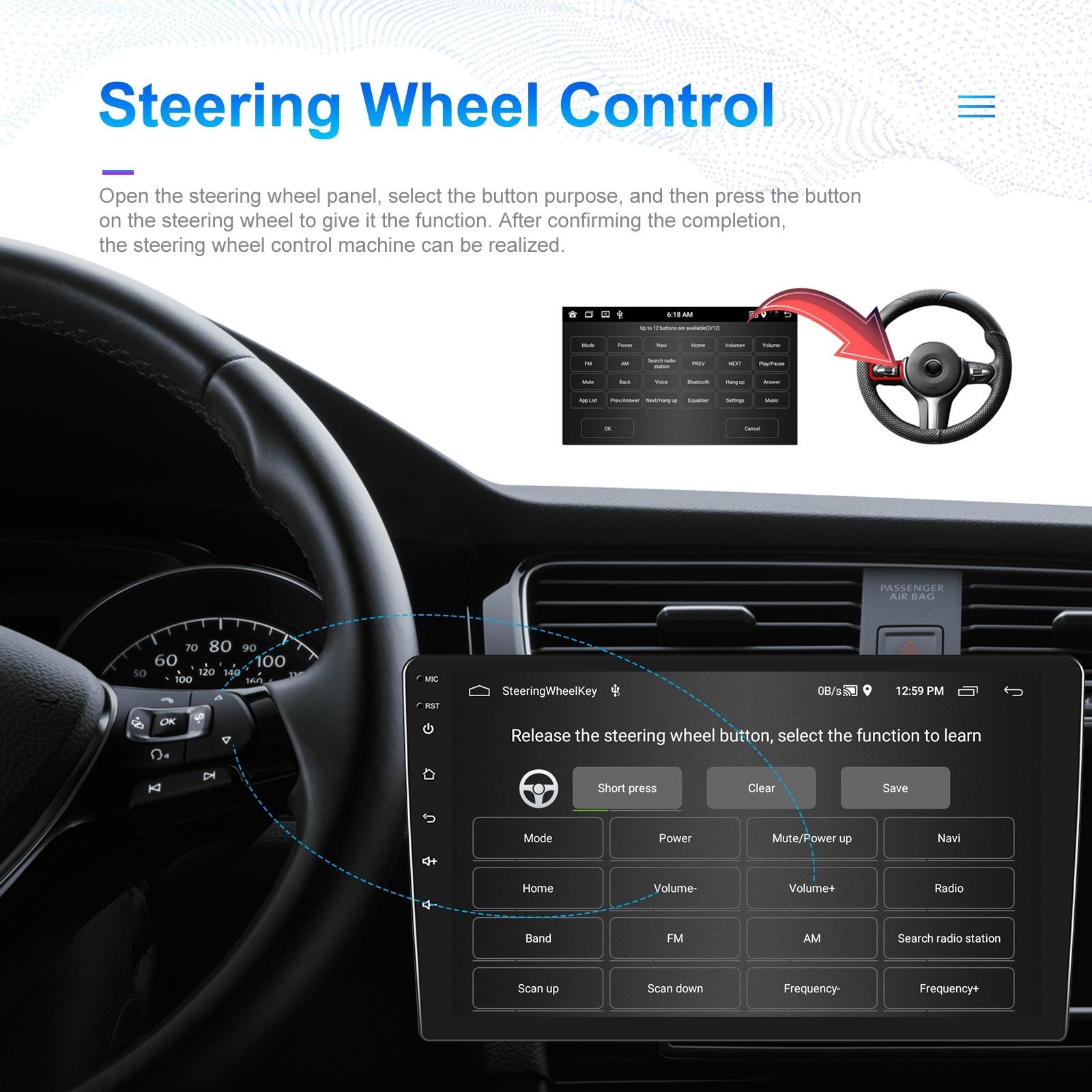 9 Inch Car Android Navigation Screen With Carplay - 2 + 64G Standard + Ahd Camera 5
