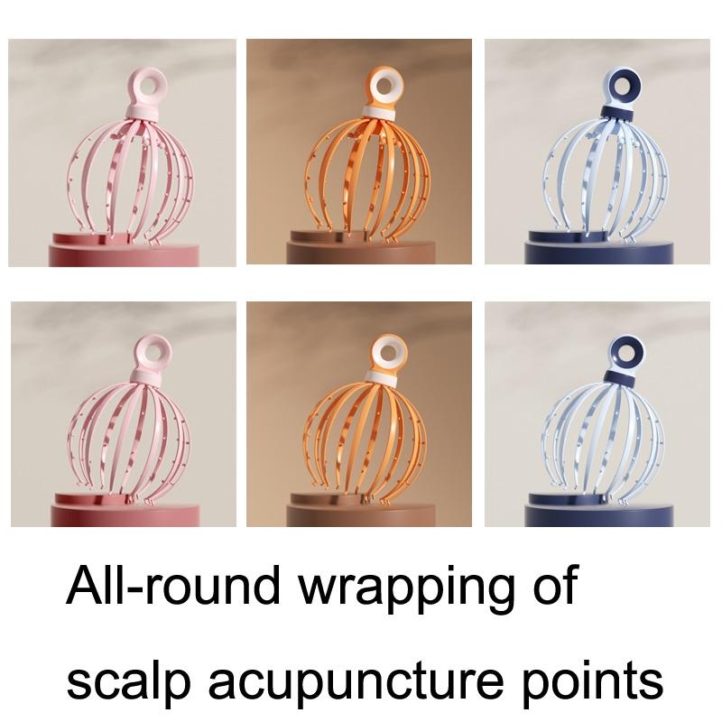 12-Claw Scalp Massager For Relaxation Pink 4