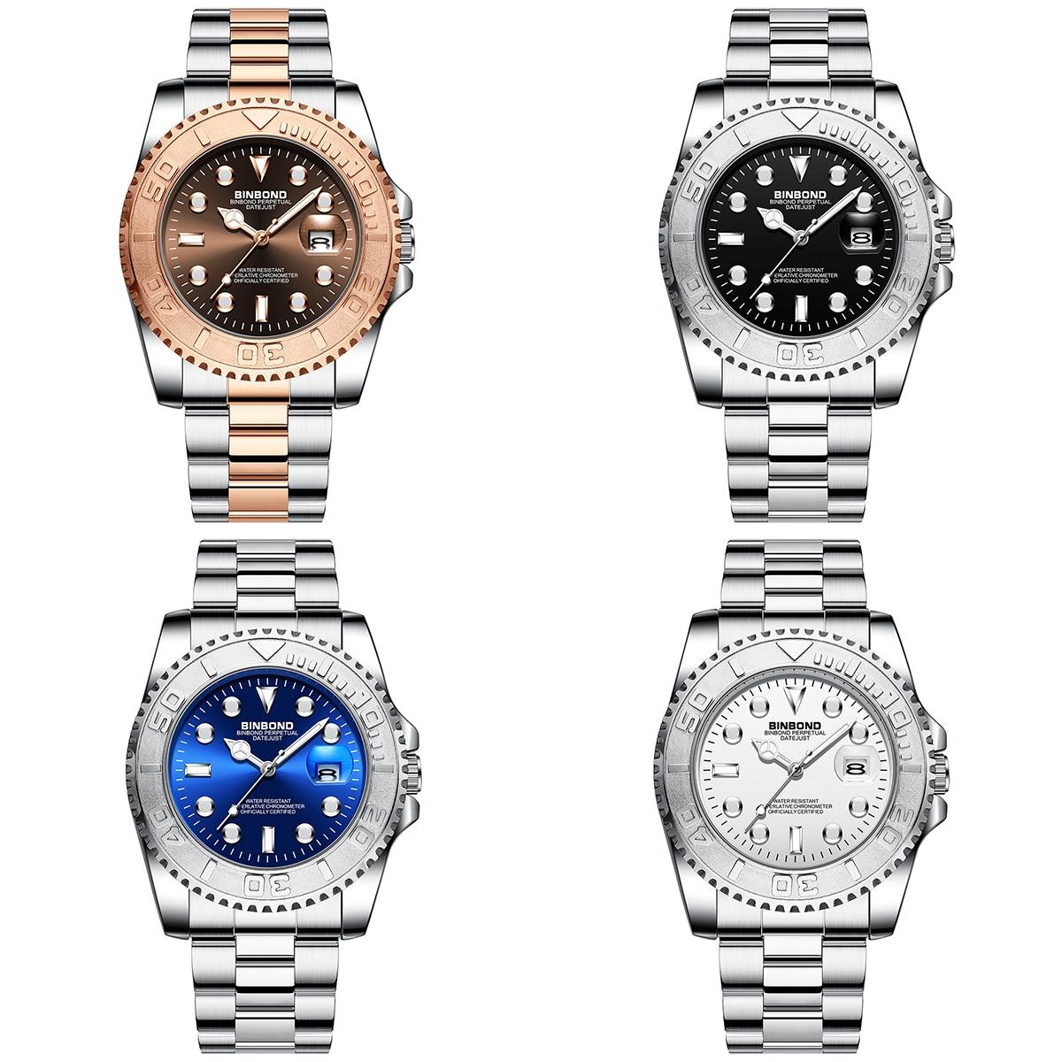 Waterproof Luminous Metal Gear Sports Watch - 30m 3