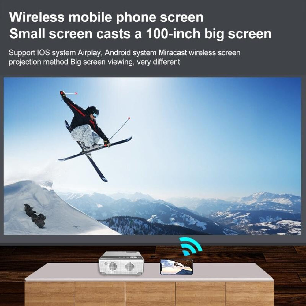 Smart Led Projector - 120 Ansi Lumens 1280X720P Basic Version 3