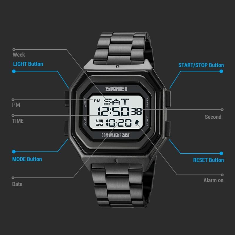 Multi-functional Outdoor Men Watch - Electronic Timing 4