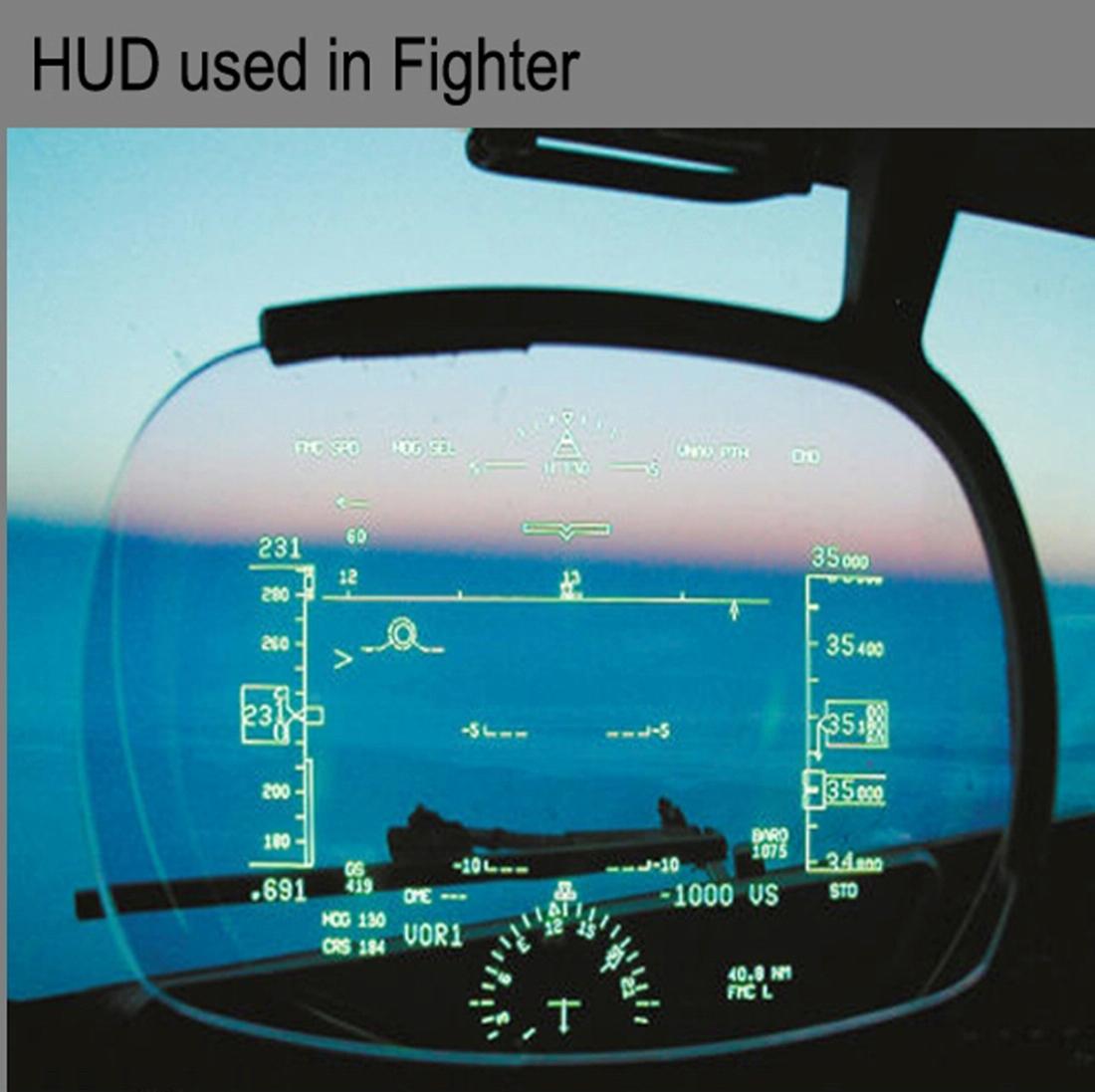 3 Inch Hud For Cars Obdii / Eobd System Light Sensors Rotation Speed Voltage Water Temp Alarm Black 11