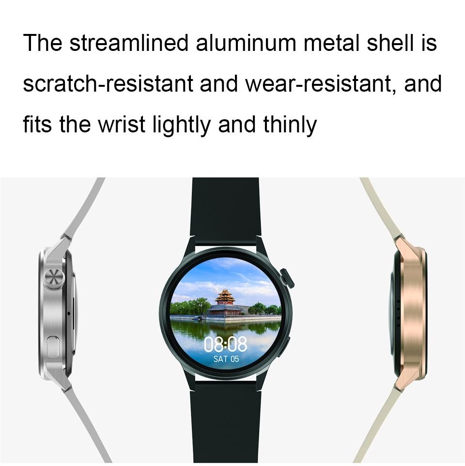 1.36 Inch Hd Screen Smart Call Watch With Nfc Function - Black Steel 4