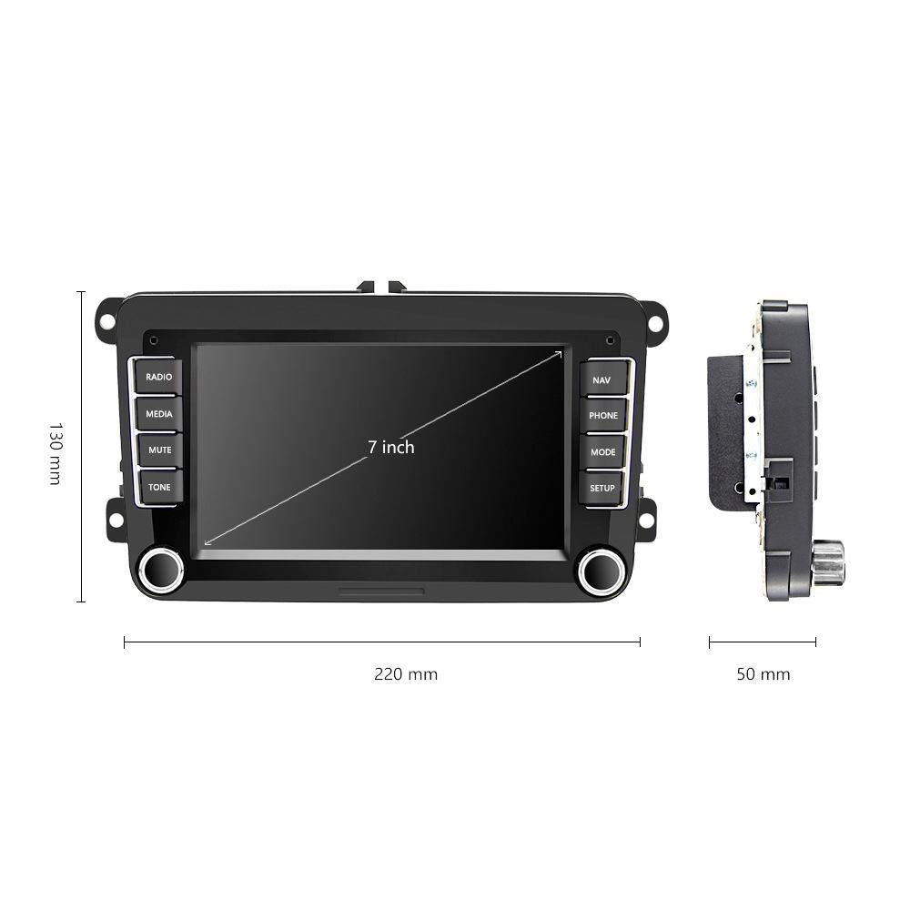 7 Inch Android Car Navigation Player For Volkswagen With Wireless Carplay - 1 + 16G - 12Lights Camera 4