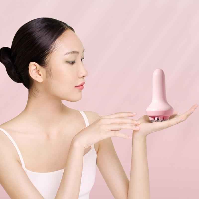 Ab Roller Massager For Inner Leg Muscle Relaxation Pink 8