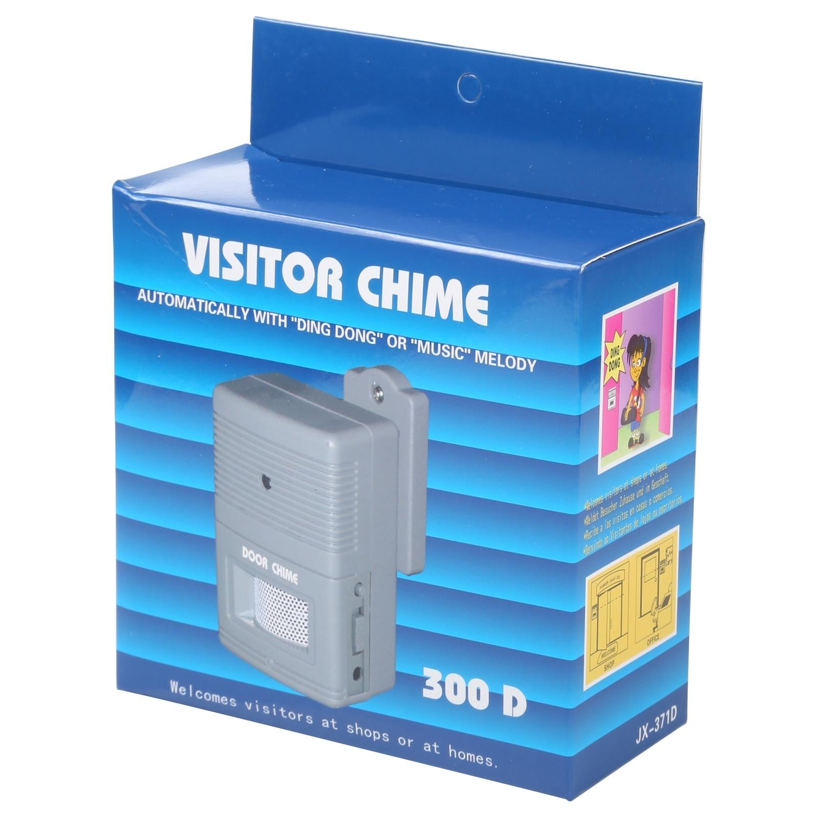 Grey Wireless Door Chime For Visitor Alert 7