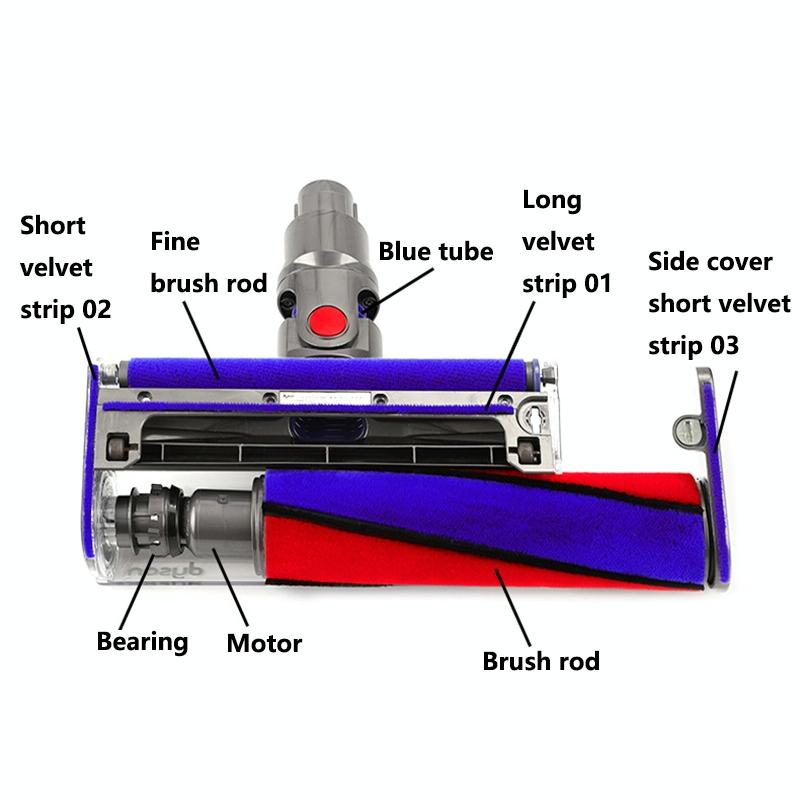 Soft Roller Head for Dyson V10 V11 Vacuum Cleaner - 30w Motor 4