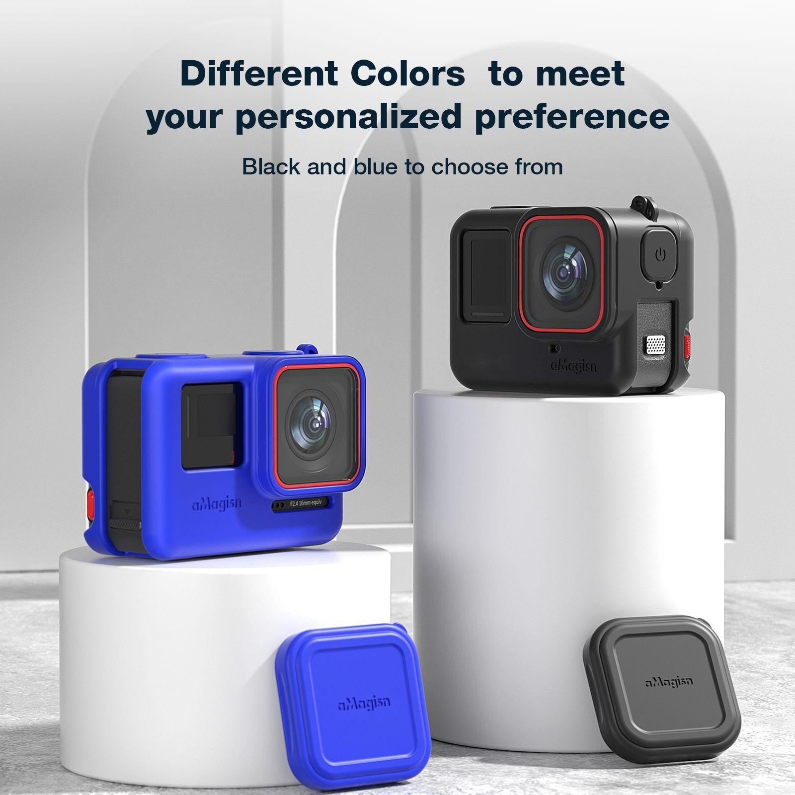 Silicone Case for Insta360 Ace Camera - Protect your Gear - For Insta360 Ace (Blue) 7