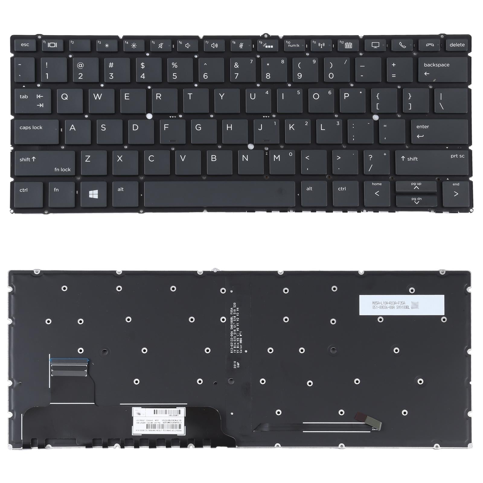 Hp Elitebook X360 Keyboard with Backlight - us Version