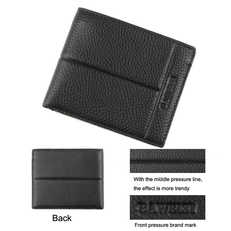 Rfid-blocking Men Wallet with Card Holder by Baweisi - Black 3