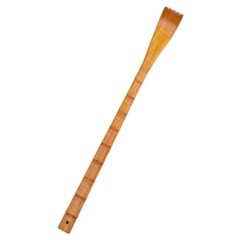 Long Handle Wooden Back Scratcher Square Nature Colour