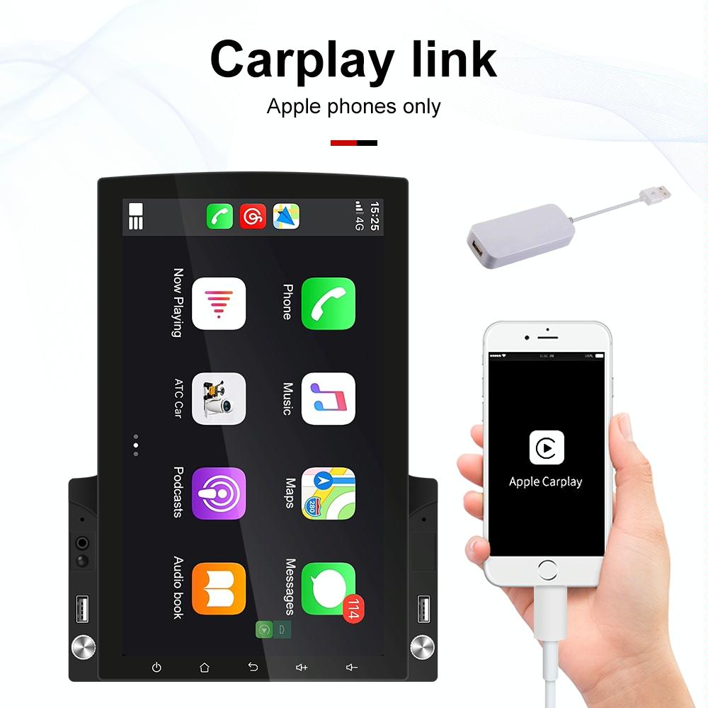 9.7 Inch Vertical Screen Android Car Mp5 Player With Hd 2.5D Glass Navigation And 12-Light Camera 5