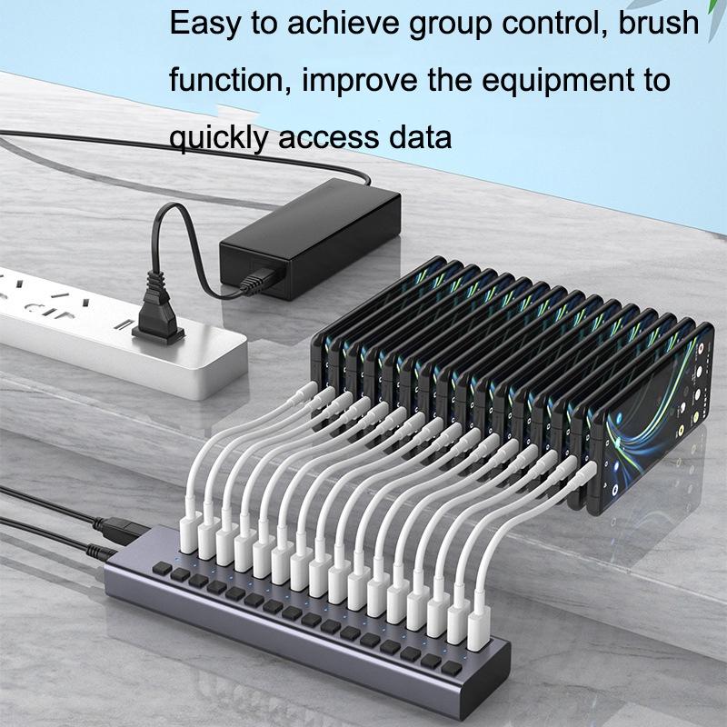 10-Port Usb3.0 Docking Hub For Computers 7