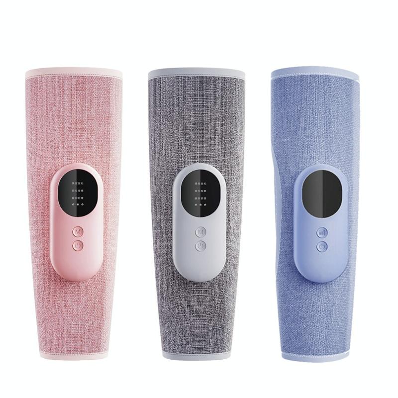 Wireless Leg Massager Pink Double Hot Compress + Air Pressure + Vibration 3
