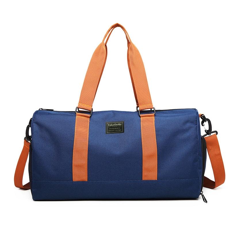 Blue Waterproof Gym Bag with Wet / Dry Separation - 9921 Blue 11
